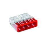 WAGO 2273 CONNECTOR,4 RIGID CONDUCTORS 0,5-2,5 MM2