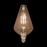 LED VINTAGE IZZÓ SZABÁLYOZHATÓ 8W E27 2800-3200K ARANY D200