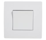 EL BASIC TG115 1 BUTTON CROSS WAY SWITCH WHITE-OLD