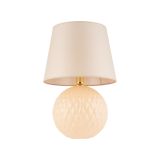 TK LIGHTING TABLE LAMP SANTANA 5591 1XE27 ECRU