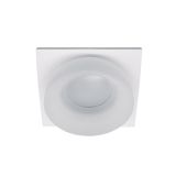 SA-045/1 SPOT LÁMPATEST 1XGU5.3 NÉGYZET FEHÉR/FEHÉR