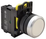 Egyszerű nyomógomb, fehér
