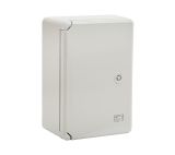 PLASTIC BOARD ABS 350x250x150 GREY DOOR