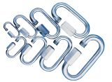 Karabiner, csavaros, acél