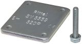 Leágazó modul, 34×10 mm-es lemezsínhez, 40mm-es sínre
