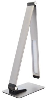 Fém asztali LED lámpa USB porttal