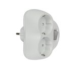 ADAPTER DUPLA FEHÉR KULCCSAL