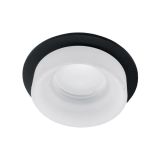 SA-045/1 SPOT LÁMPATEST 1XGU5.3 KEREK FEKETE/FEHÉR