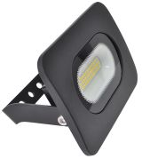 LED fényvető beépített bekötődobozzal (kábel nélkül),fekete