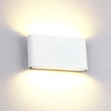LED FALI LÁMPA 2X6W KEREKÍTETT 4000K FEHÉR