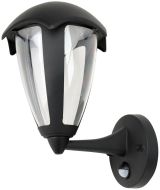 LED kültéri fali lámpa mozg.érz.álló kar