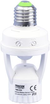 Mozgásérzékelő adapter, infra, E27 foglalatba