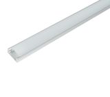 ELM718/1 ALUMINIUM PROFIL LED SZALAGHOZ, MATT TAKARÓPROFIL, FELÜLETRE SZERELHETŐ 1 M