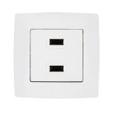 CITY 2xUSB ALJZAT FEHÉR METÁL