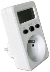 LCD kijelzőjű dugaszolható fogyasztásmérő