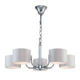 MELODY CSILLÁR 5XE27 FEHÉR/KRÓM