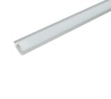 ELM718/2 ALUMINIUM PROFIL LED SZALAGHOZ, MATT TAKARÓPROFIL, SÜLLYESZTETT SZERELÉSŰ 1 M