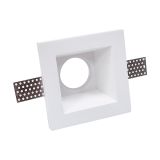 GYPSUM SPOTLÁMPA NÉGYZET GU10 120x120