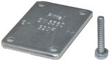 Leágazó modul, 34×10 mm-es lemezsínhez, 50mm-es sínre