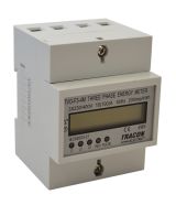 LCD kijelzésű fogyasztásmérő, közvetlen,3 fázisú,4 modul