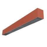 ELMARK LED FIXTURE 12W 48V CCT HONEYCOMB, D. GREY