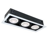 LED KIEMELŐVILÁGÍTÁS QUAD312 12W 3XE27 2700K FEHÉR