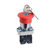 GOMBAFEJES NYOMÓGOMB TYPE EL2-BS 142 NO+NC KULCCSAL