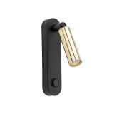 TK LIGHTING WALL LAMP ENZO 6623 1XG9 BLACK/GOLD