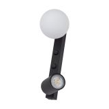 TK LIGHTING WALL LAMP VOX 10148 1XGU10+1XG9 WH/BL