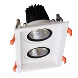 DOUBLE LED MOVABLE SPOT LIGHT 2X15W 230V 3000K WHITE