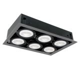QUAD6 PAR30 6ХE27 DARK GREY