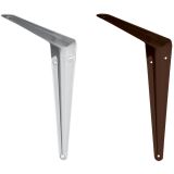 SHELF BRACKET WP 100X125MM, BROWN