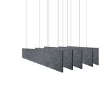 AKUSZTIKAI FÜGGŐ PANEL 1200х200х9mm FEKETE