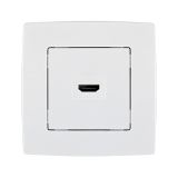 CITY HDMI ALJZAT FEHÉR METÁL