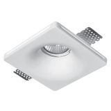 GYPSUM SPOTLÁMPA NÉGYZET GU10 100x100