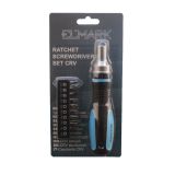 11PCS RATCHET SCREWDRIVER SET, CRV