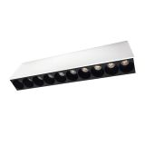 SURFACE LINEAR LIGHT EL-14 20W 4000K, WHITE & BLACK
