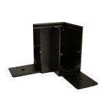 L-CONNECTOR FOR MAGNETIC TRACK RAIL SURFACE MOUNT
